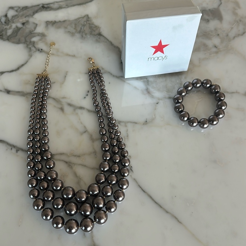 Charter Club new in box pearls set from Macys